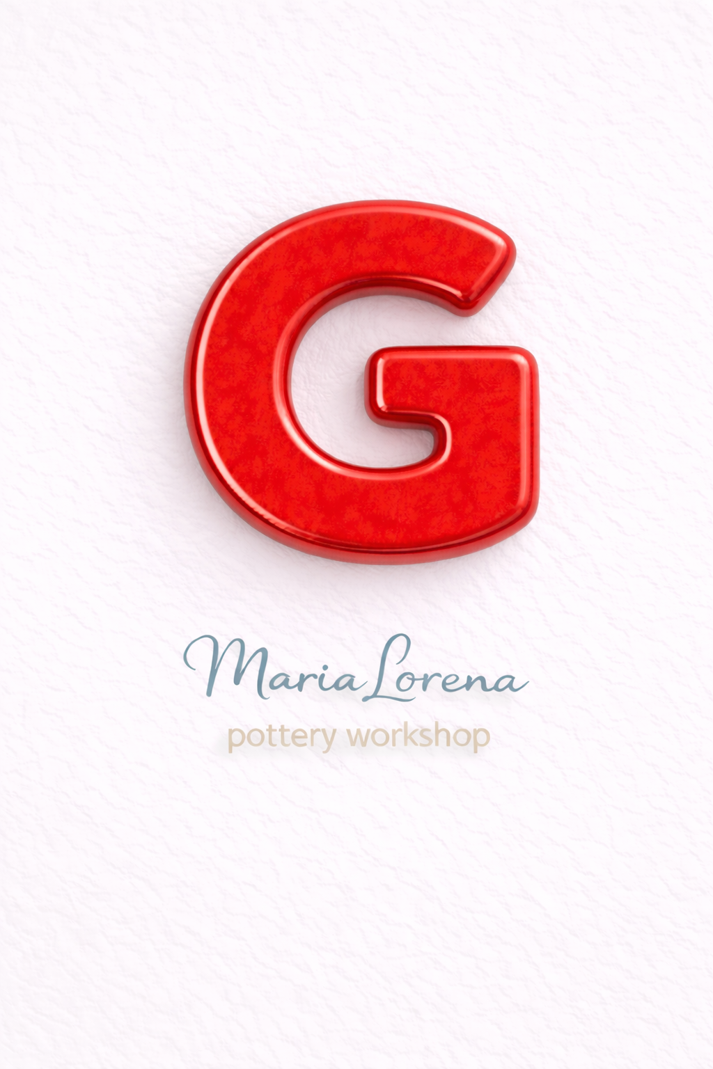 G Mayúscula rojo