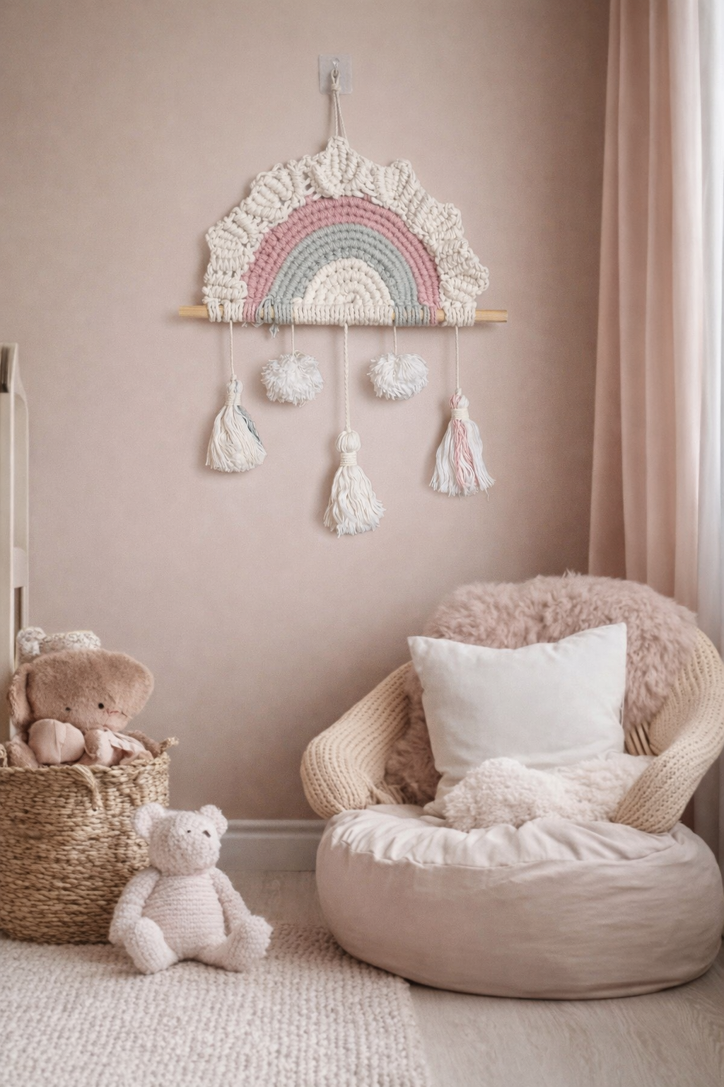 Arcoíris cuarto bebé