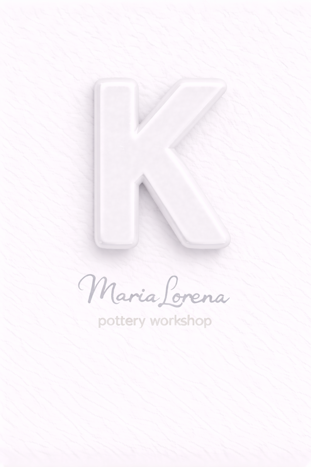 K Mayúscula blanco