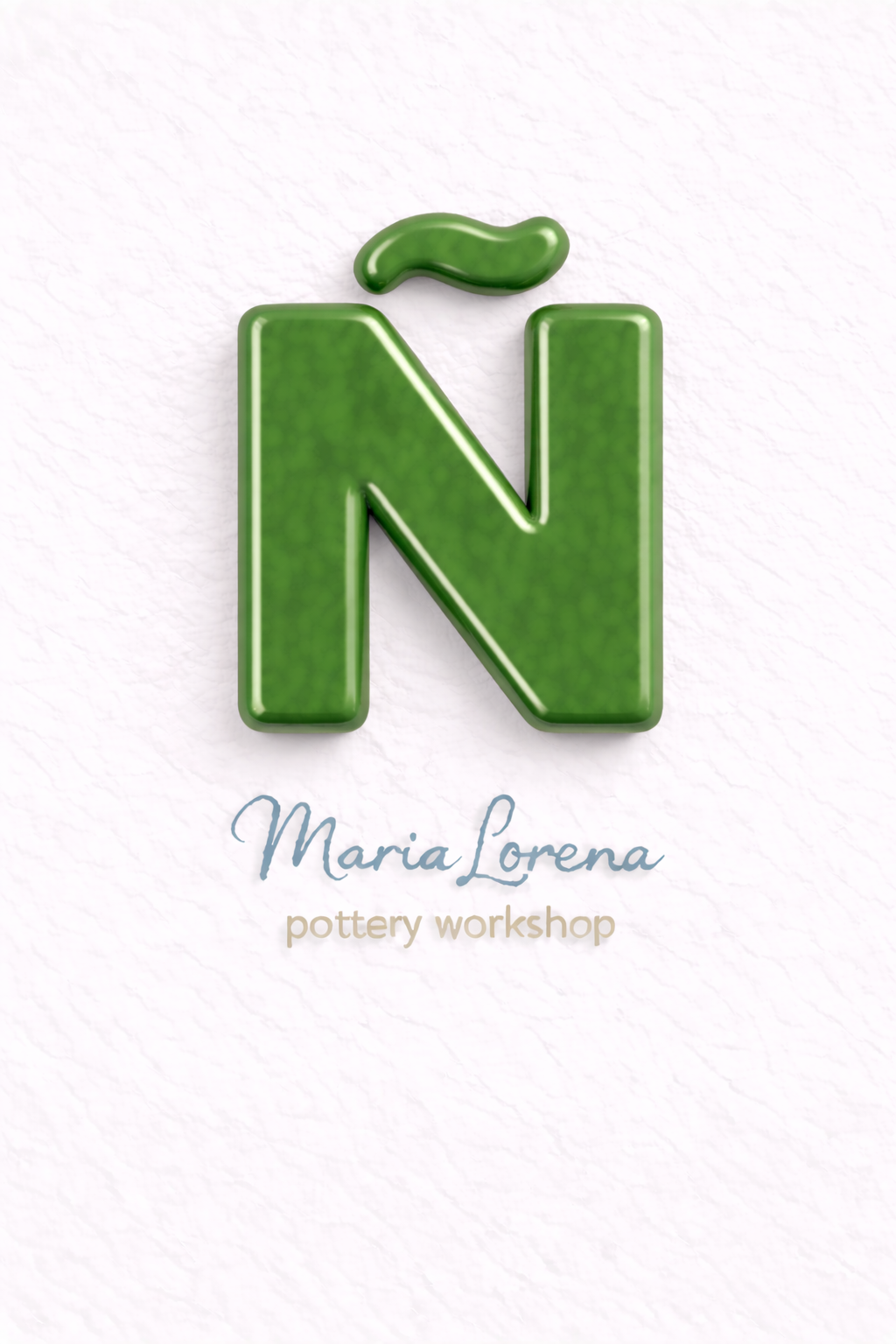 Ñ Mayúscula verde