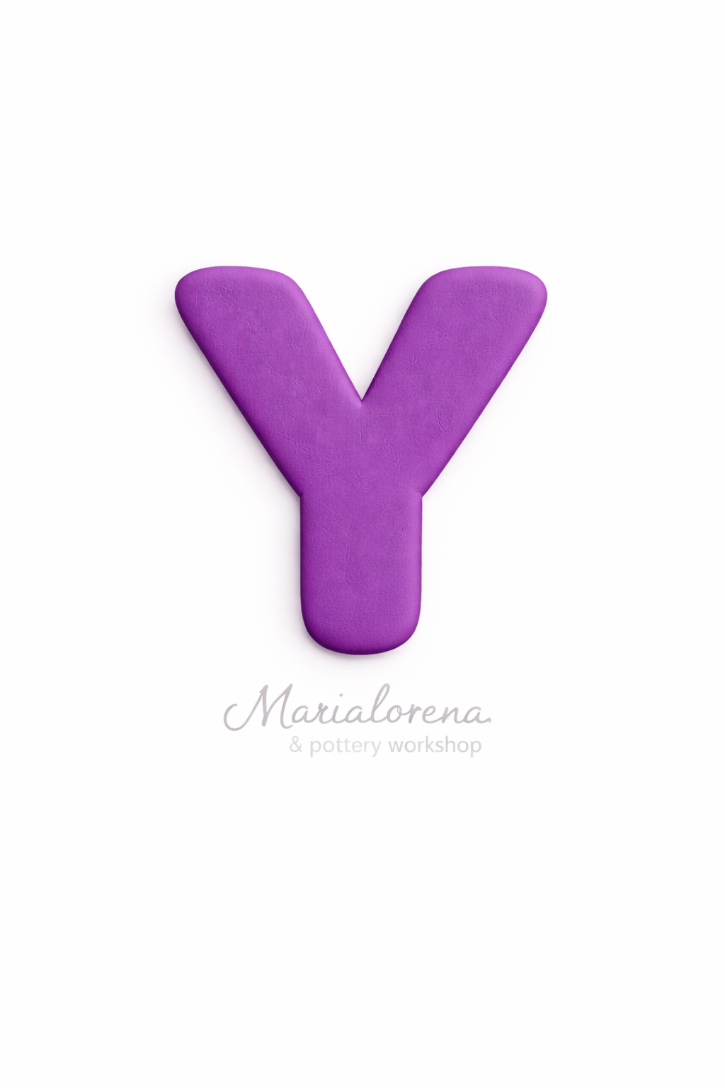 Y Mayúscula morado
