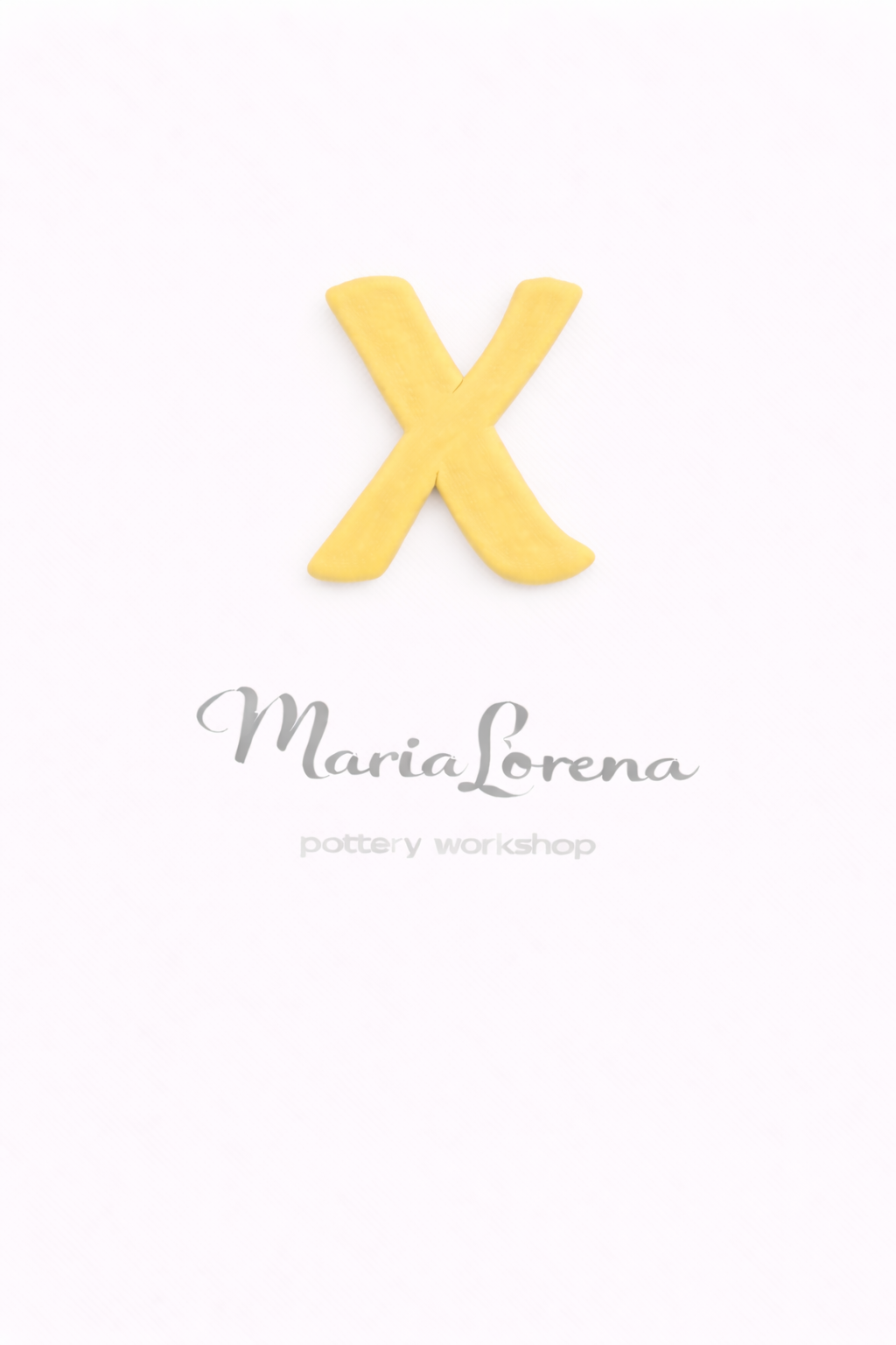 x Minúscula amarillo