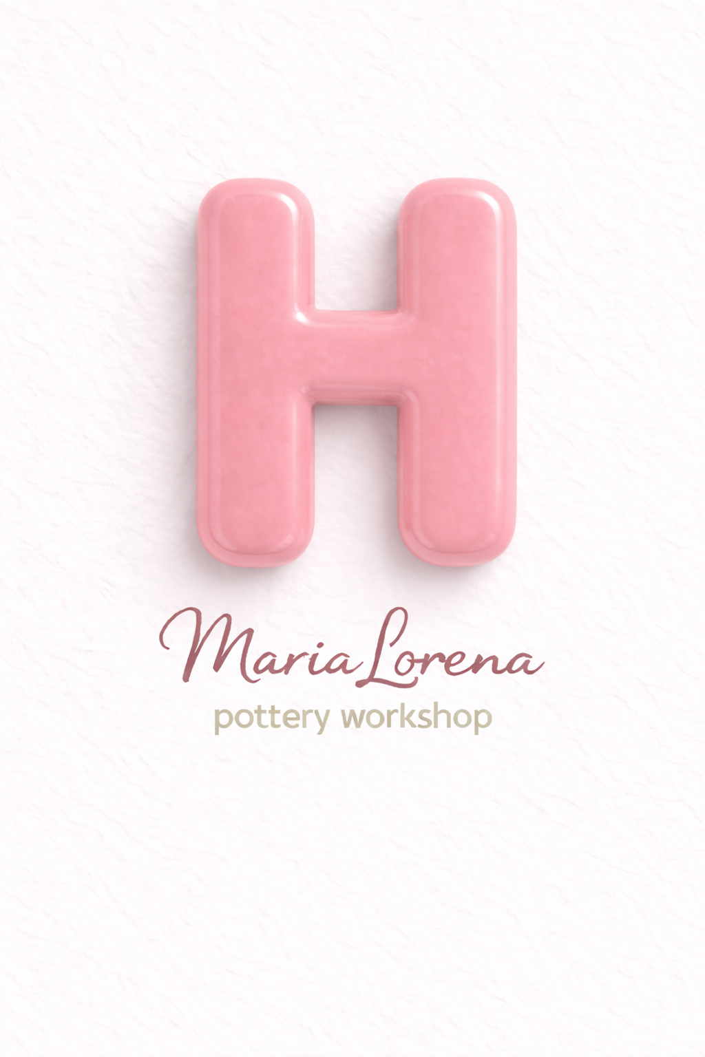 H Mayúscula rosa