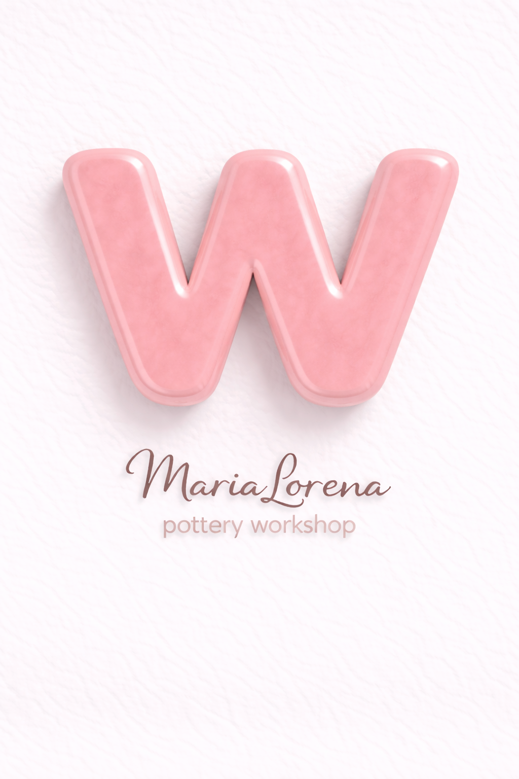 W Mayúscula rosa