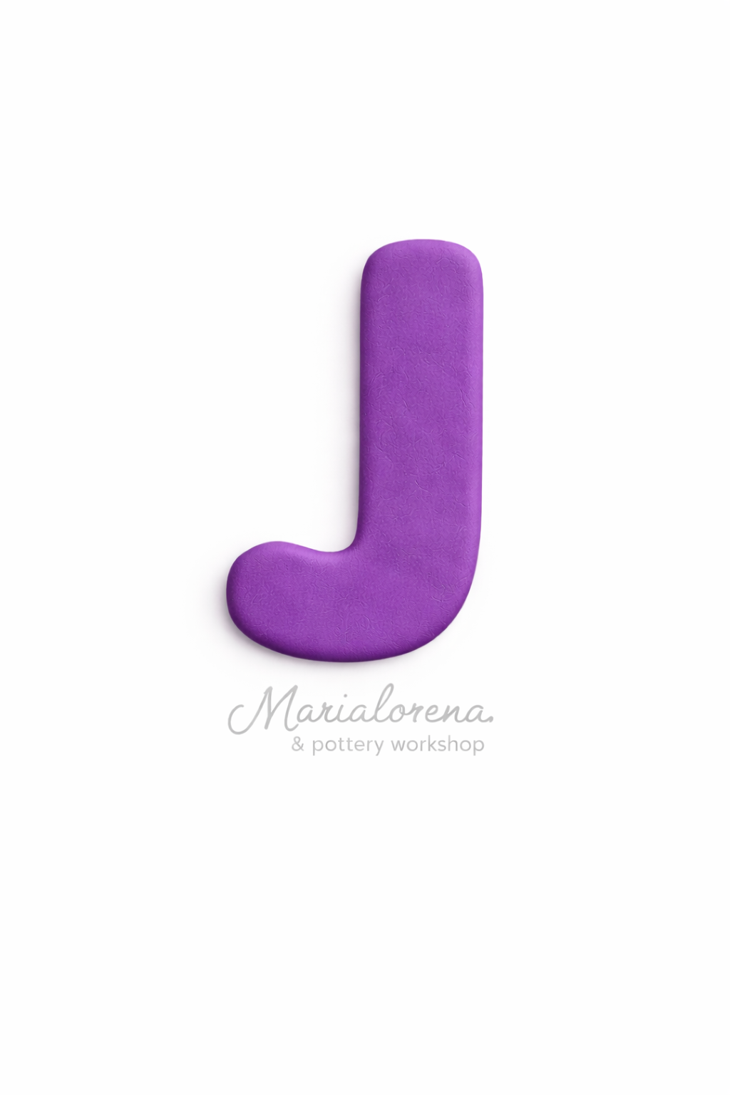J Mayúscula morado