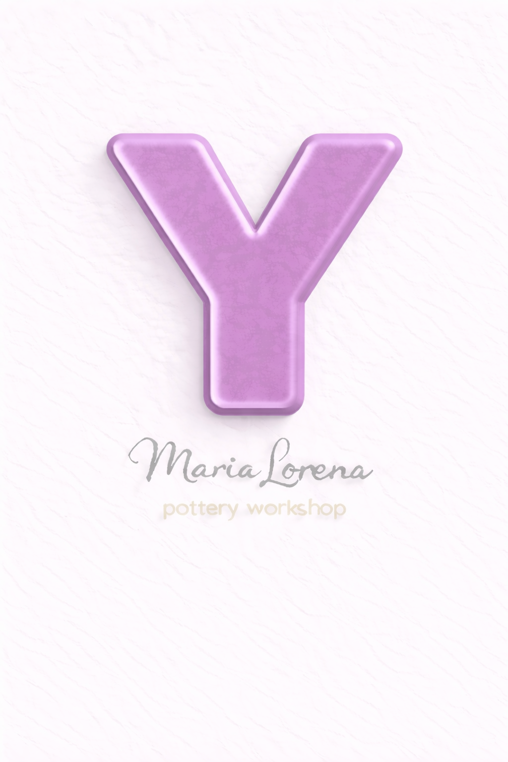 Y Mayúscula lila