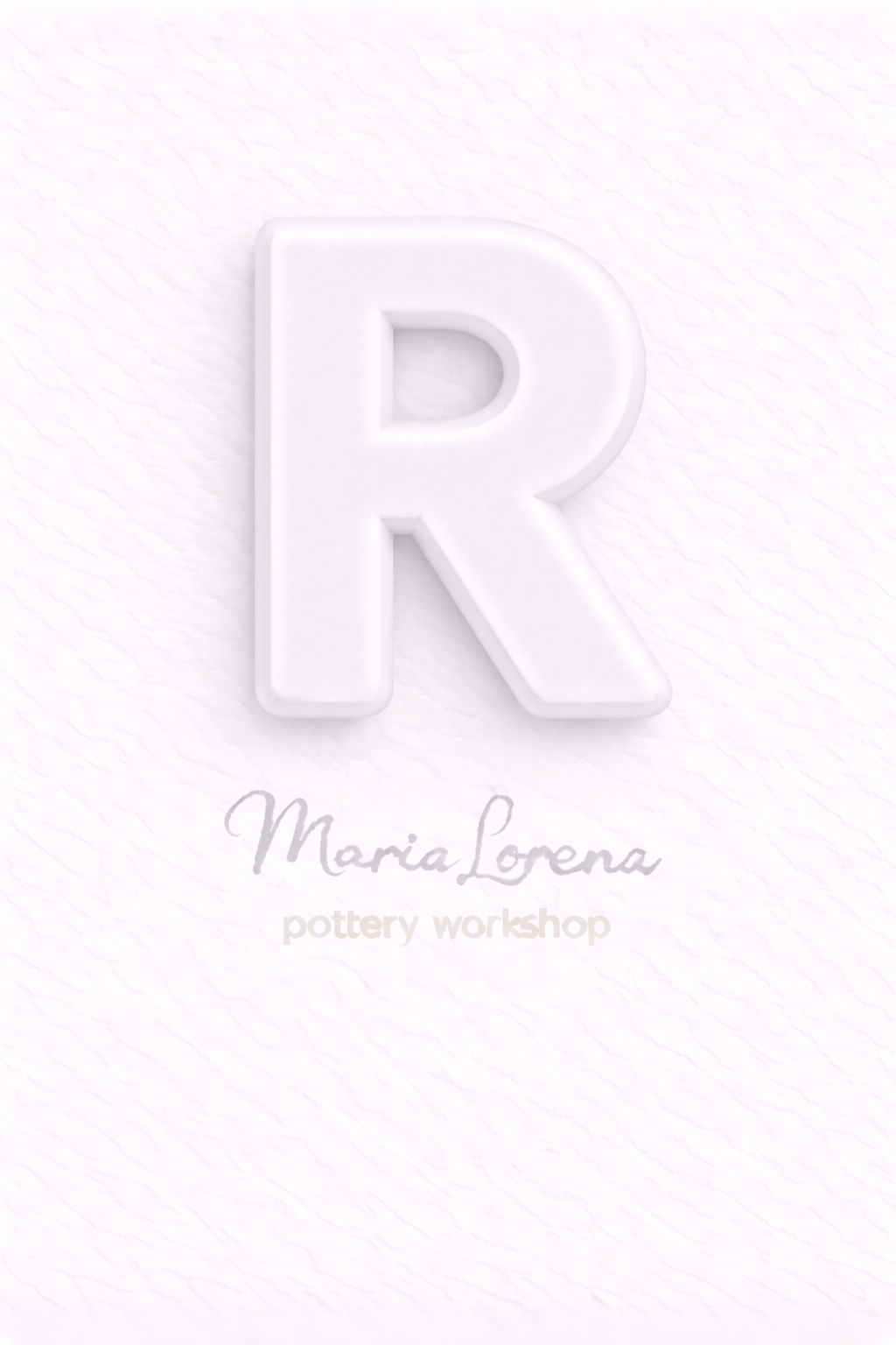 R Mayúscula blanco