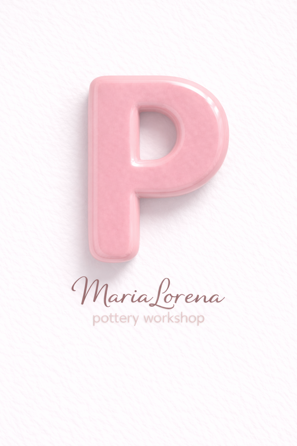 P Mayúscula rosa