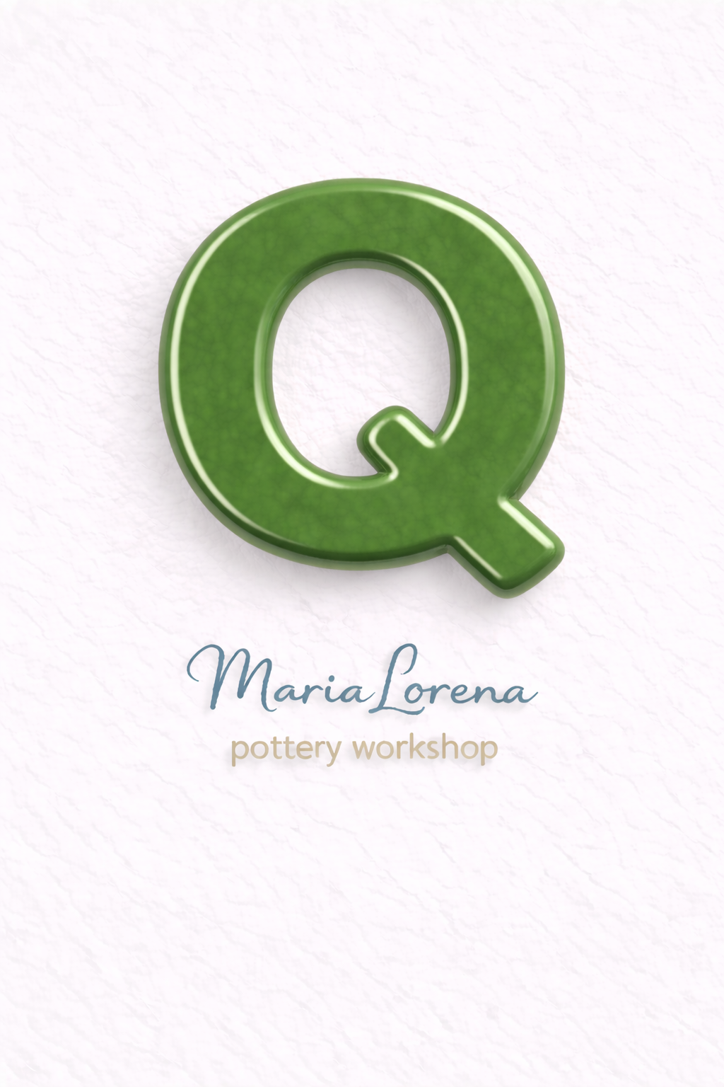 Q Mayúscula verde