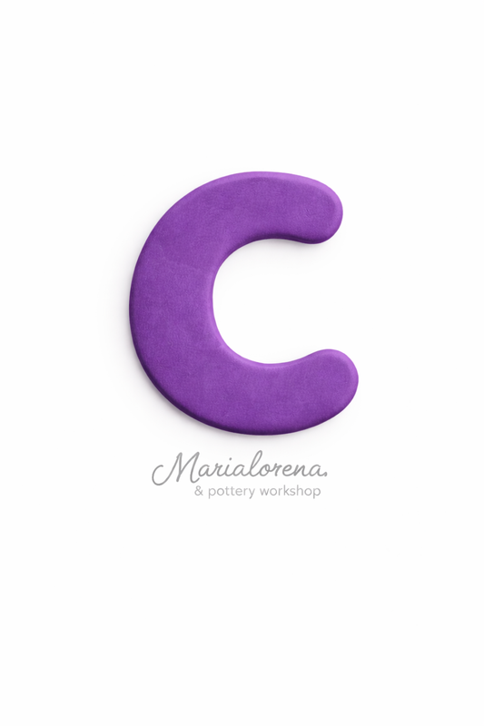 C Mayúscula morado