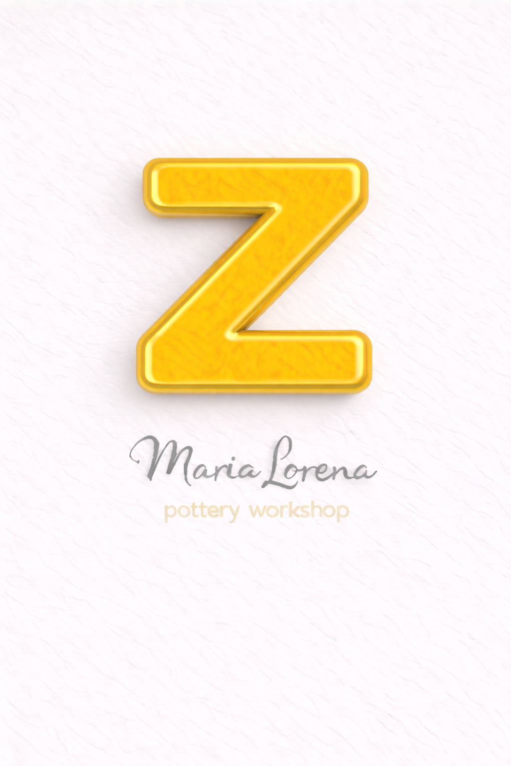 Z Mayúscula amarillo