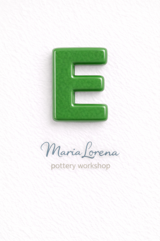 E Mayúscula verde