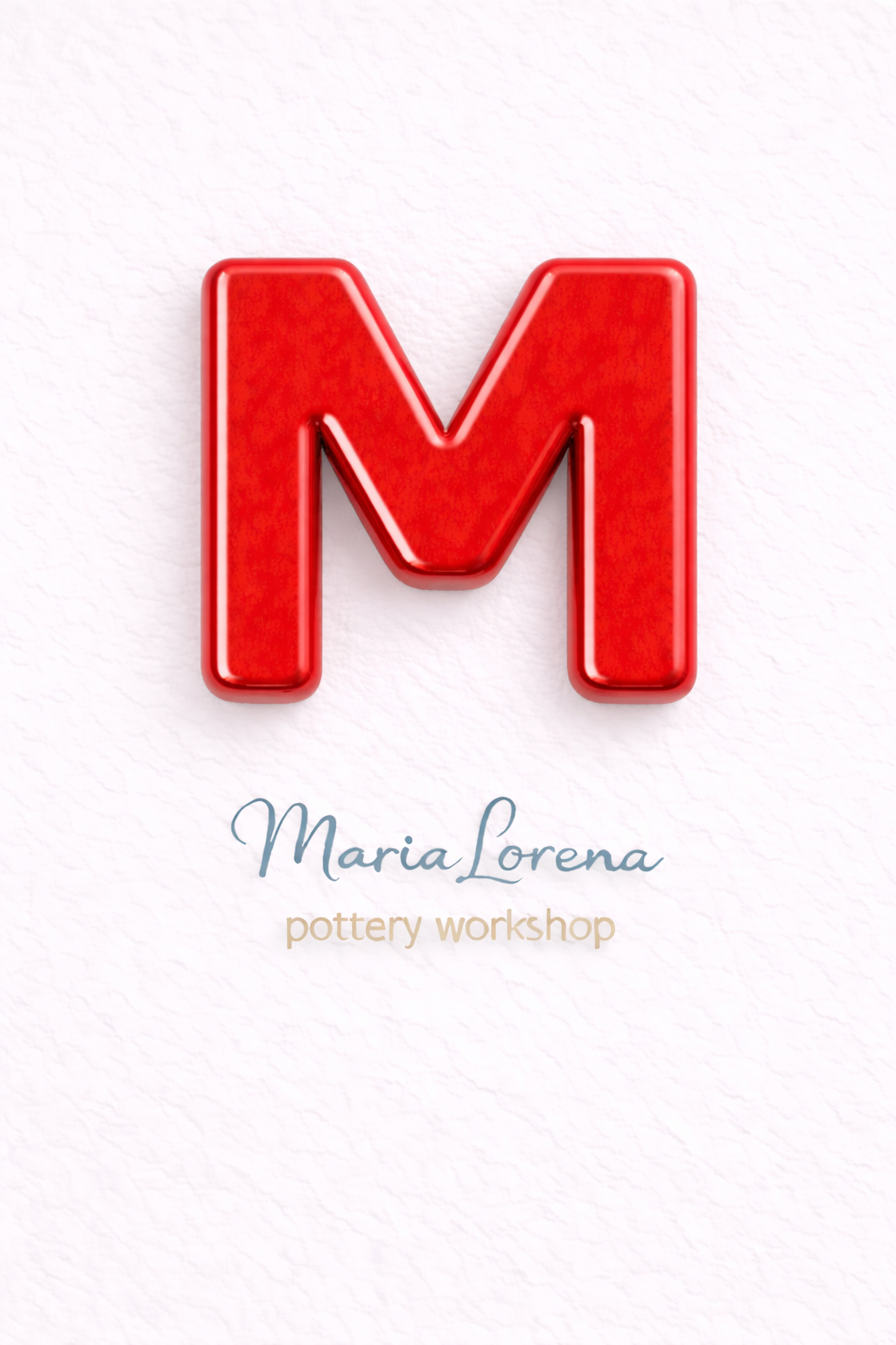 M Mayúscula rojo