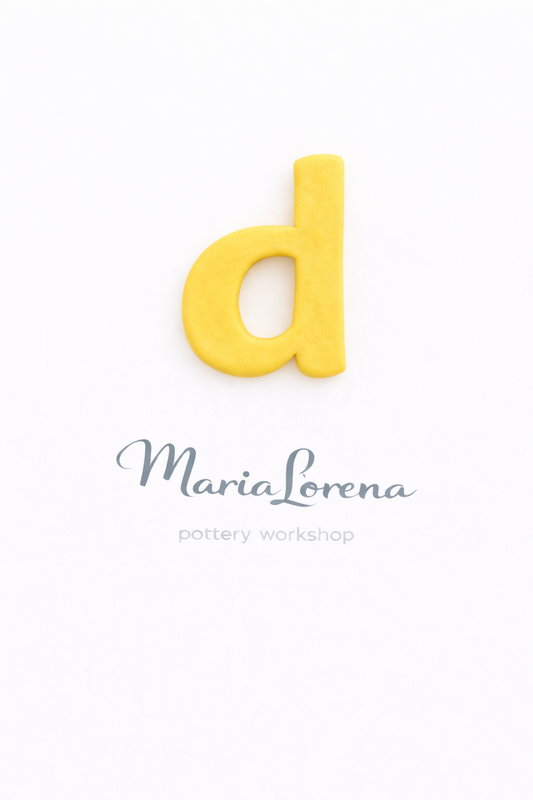 d Minúscula amarillo