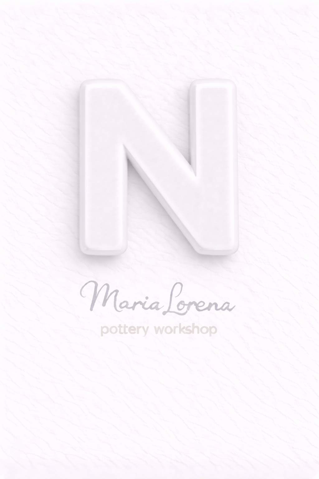 N Mayúscula blanco