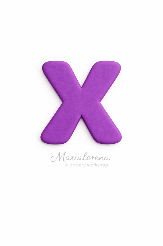 X Mayúscula morado