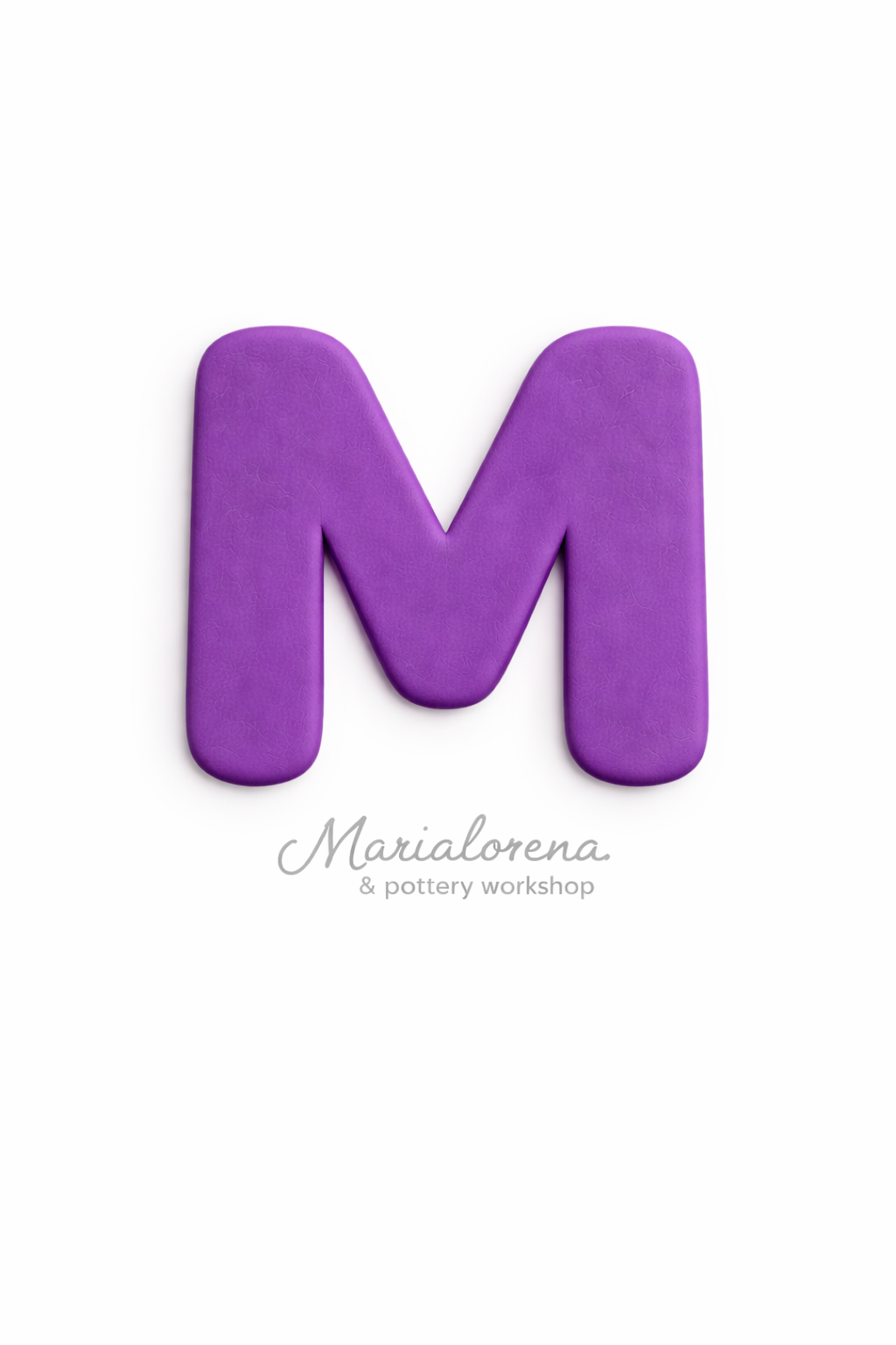 M Mayúscula morado