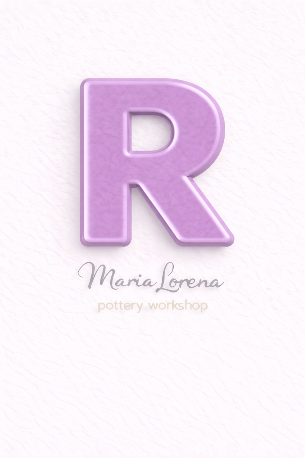 R Mayúscula lila