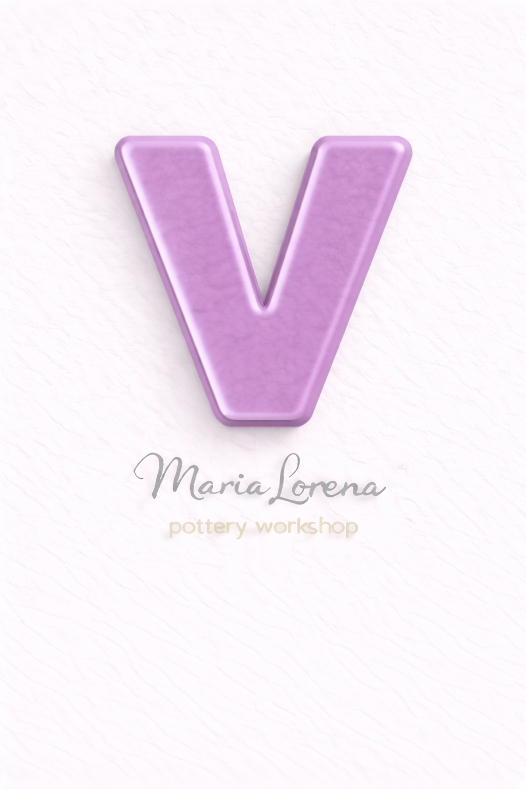 V Mayúscula lila