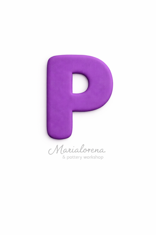 P Mayúscula morado