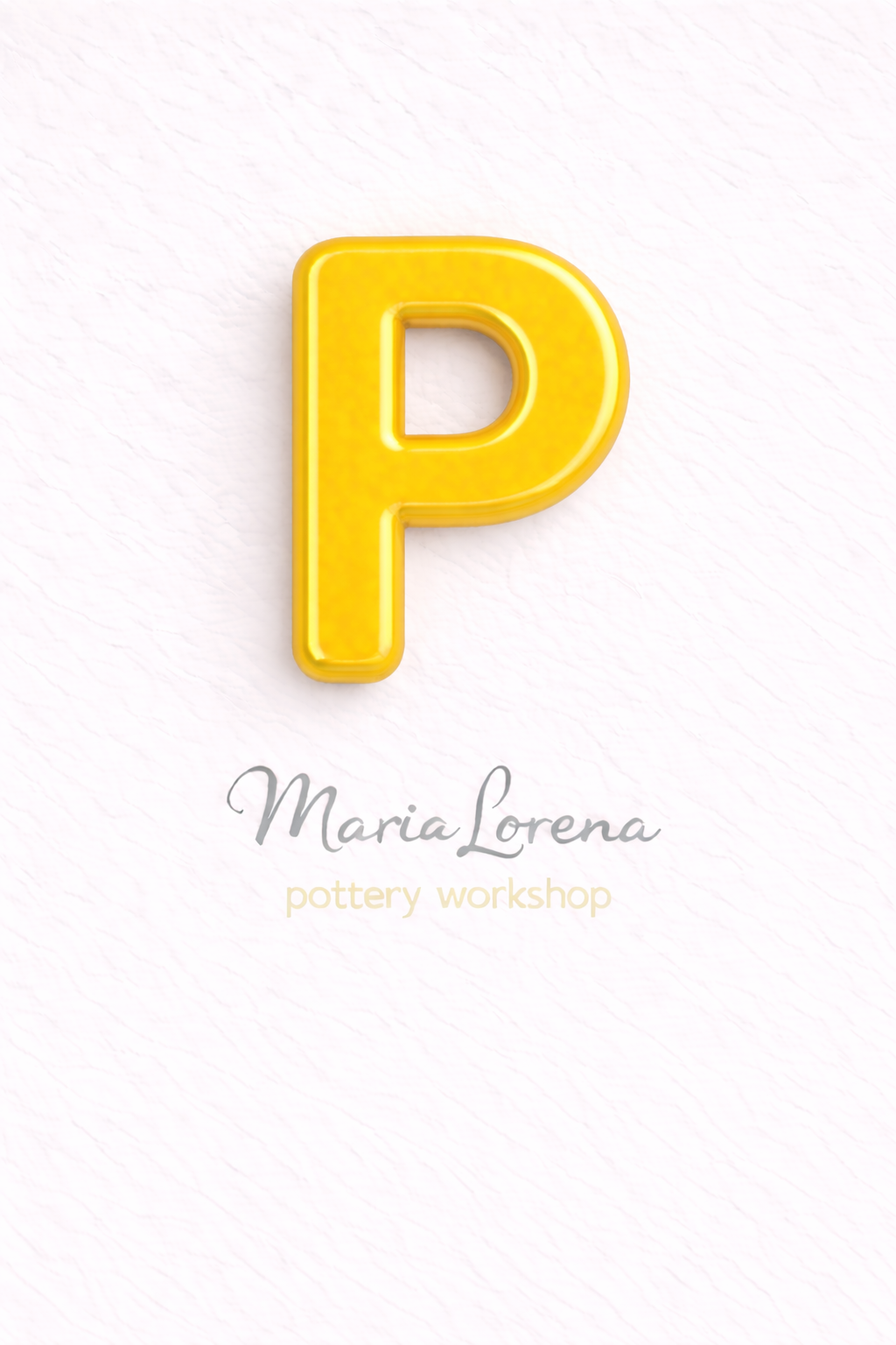 P Mayúscula amarillo