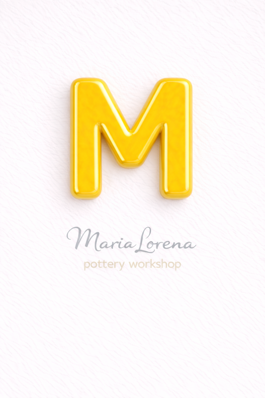 M Mayúscula amarillo