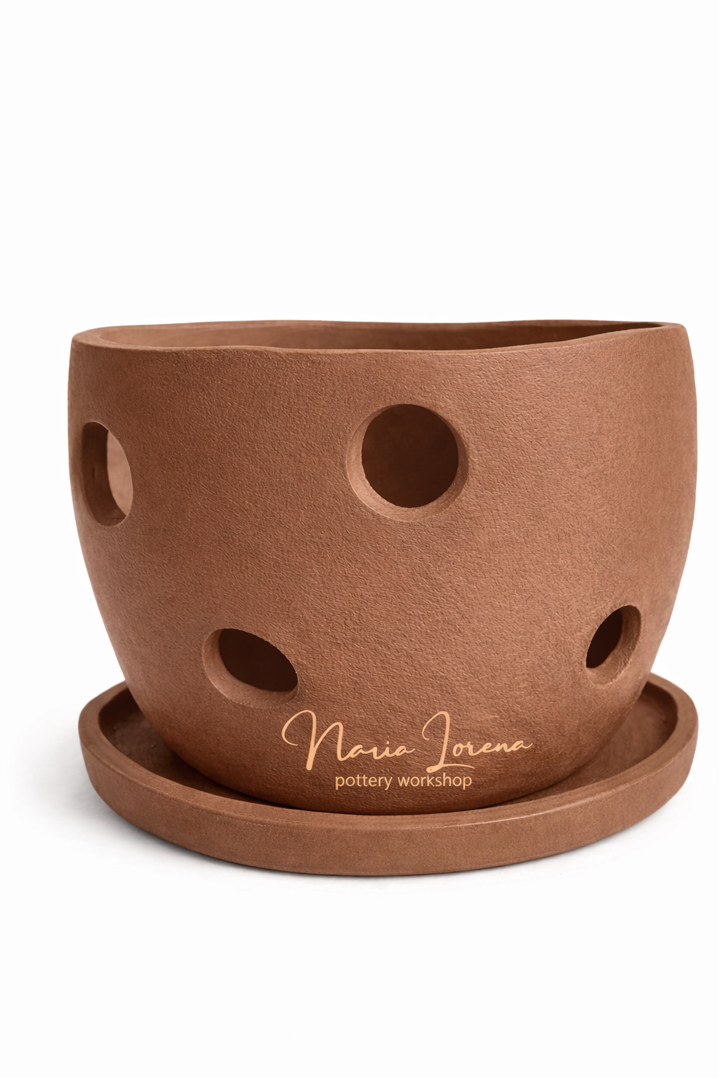 Maceta orquídea jardín café