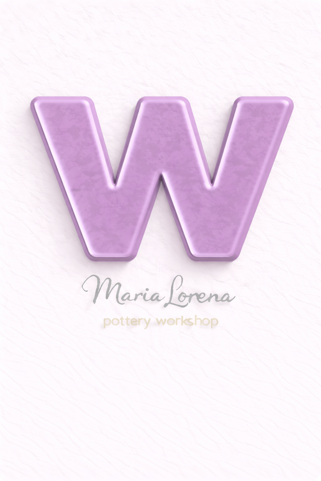 W Mayúscula lila