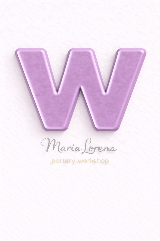 W Mayúscula lila