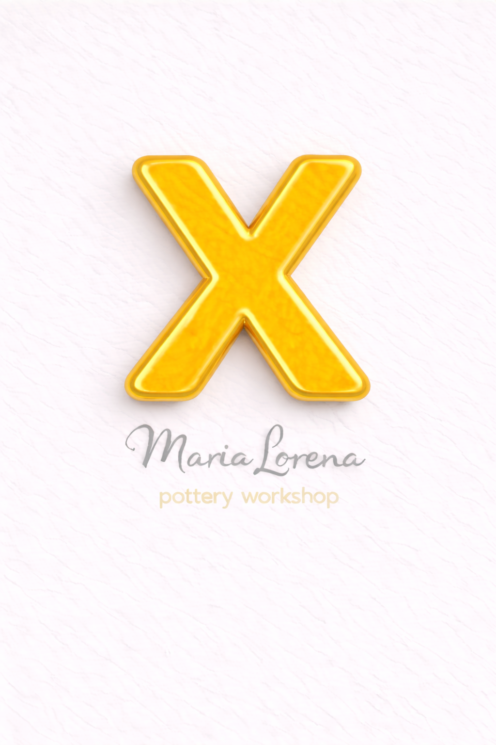 X Mayúscula amarillo