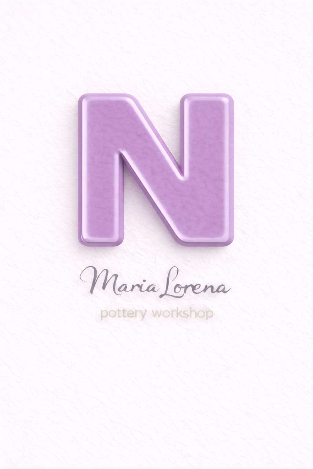 N Mayúscula lila