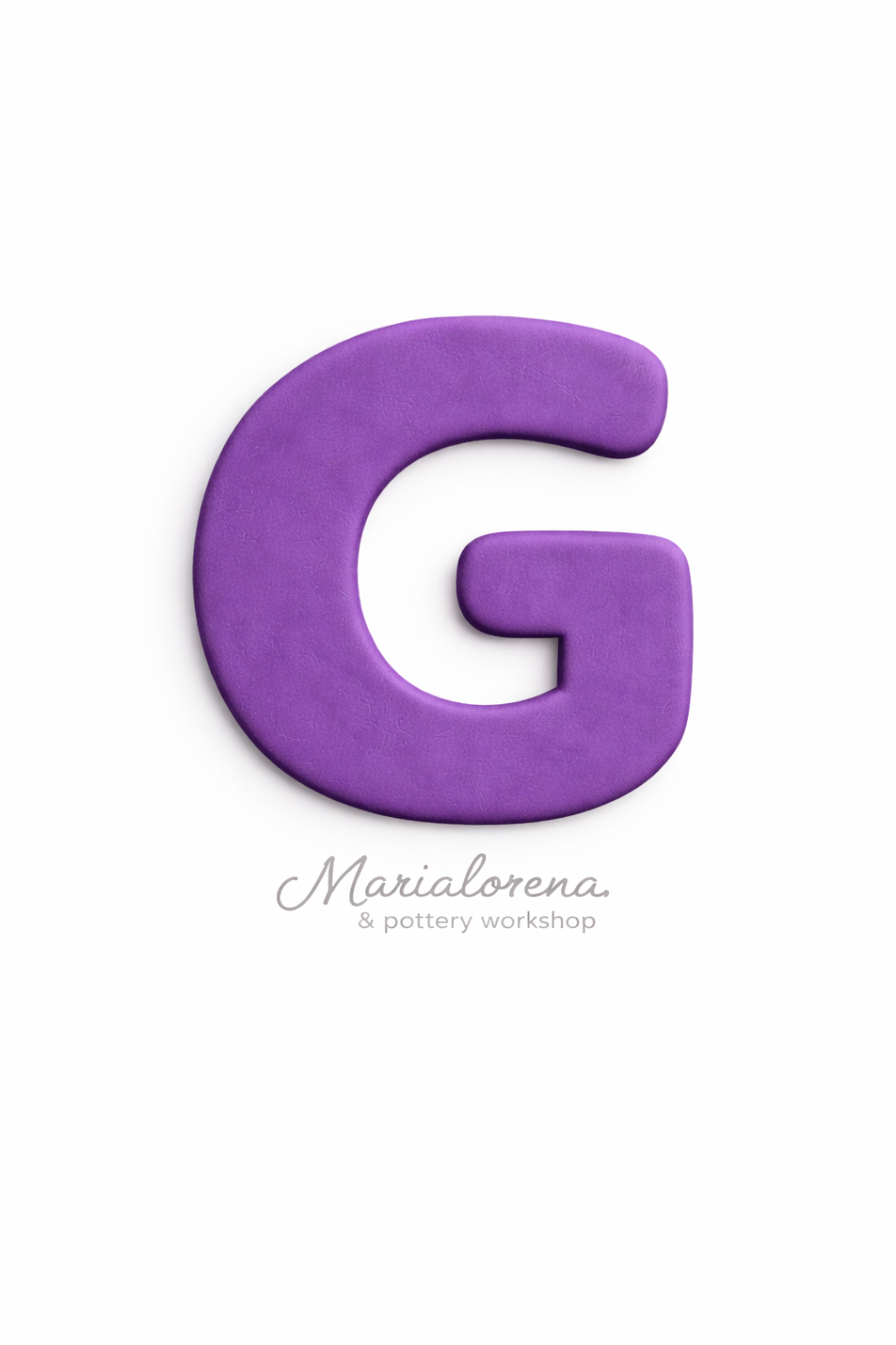 G Mayúscula morado