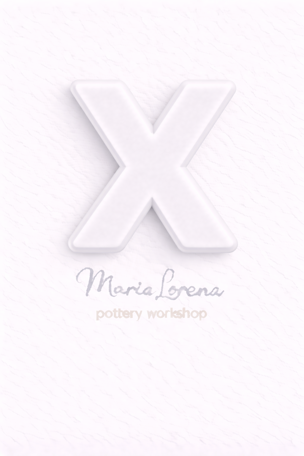 X Mayúscula blanco