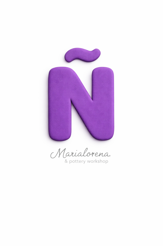 Ñ Mayúscula morado
