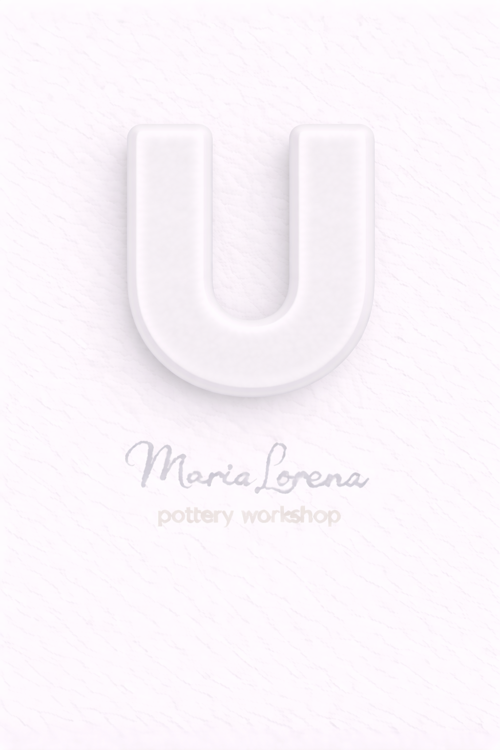 U Mayúscula blanco