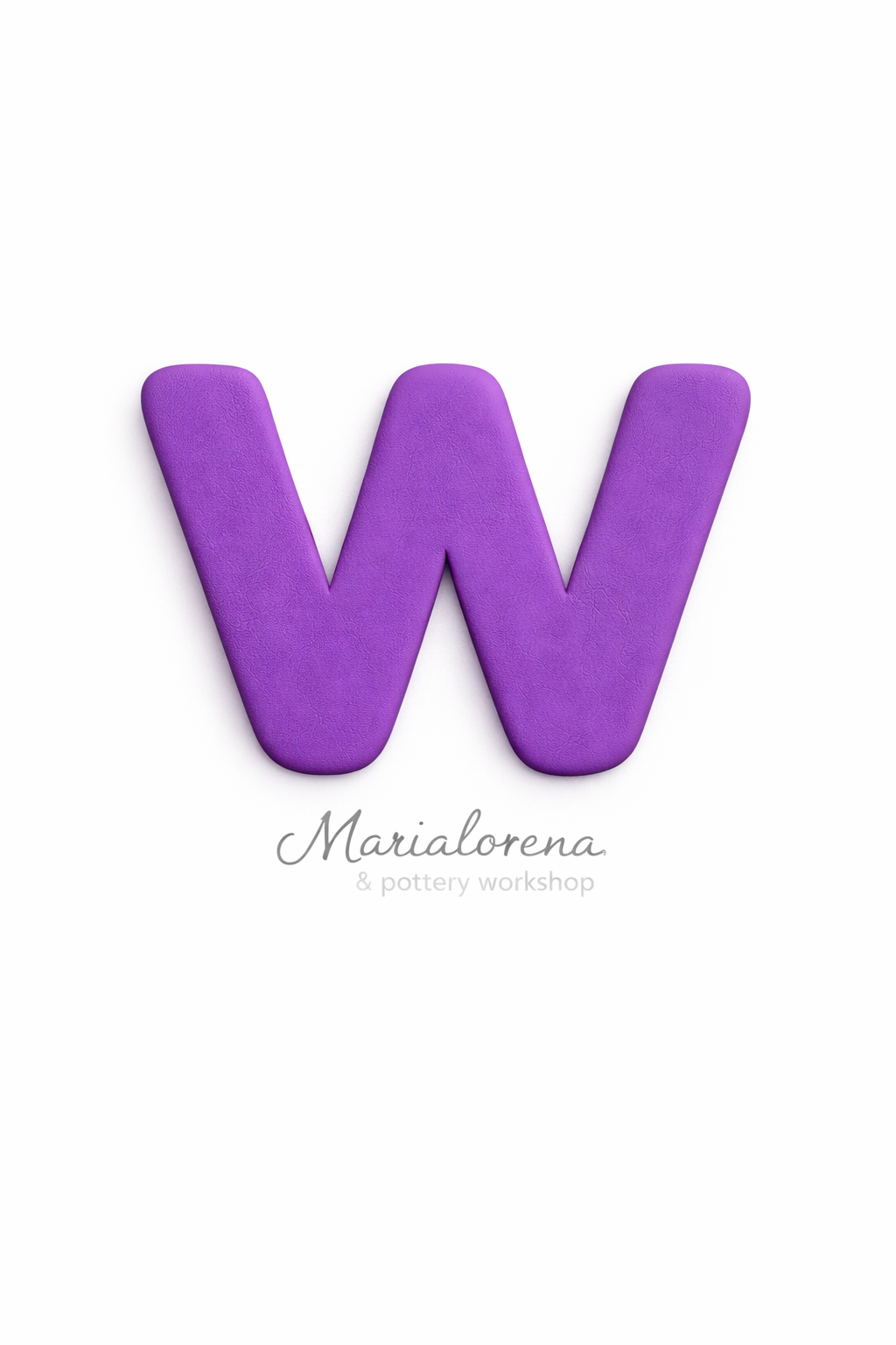 W Mayúscula morado