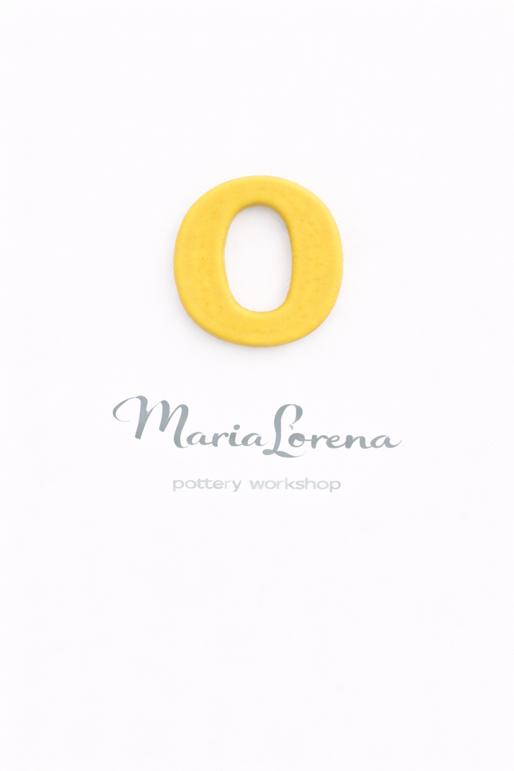 o Minúscula amarillo